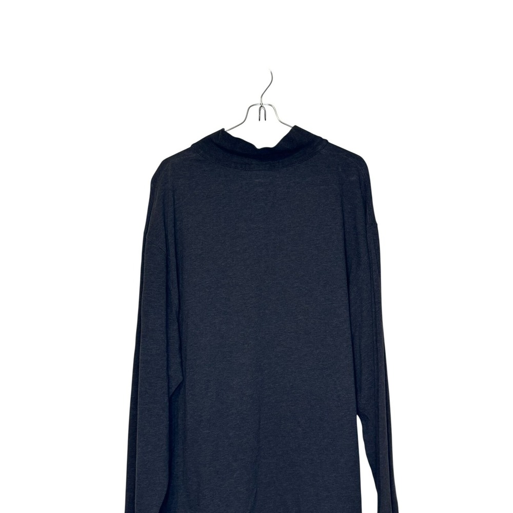 Daniel Cremieux Men's Sweater Long Sleeve Pullover Mock Neck Logo Cotton Gray XL - Picture 10 of 10